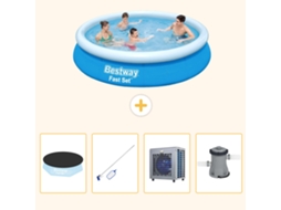 Bestway Piscina Bestway Fast Set Redonda - 244x61 Cm - 5-peças S109