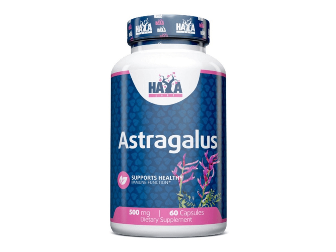 Astrágalo 500mg - 60 Cápsulas De Haya Labs