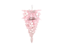 Árvore De Natal Rosa Invertida Em Pvc