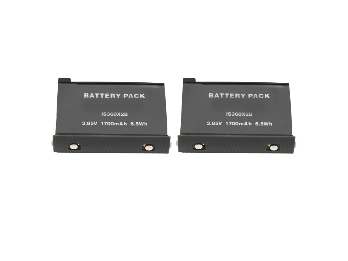 Aetheria 2pcs Bateria de Câmera para Insta 360 One X2 3.85v 1700mah 6.5wh Pacote de Bateria de Substituição
