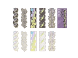 Adesivos para Scrapbook Jardim com Personagens | S/MARCA