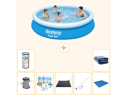 Bestway Piscina Bestway Fast Set Redonda - 366x76 Cm - 8-peças S21436