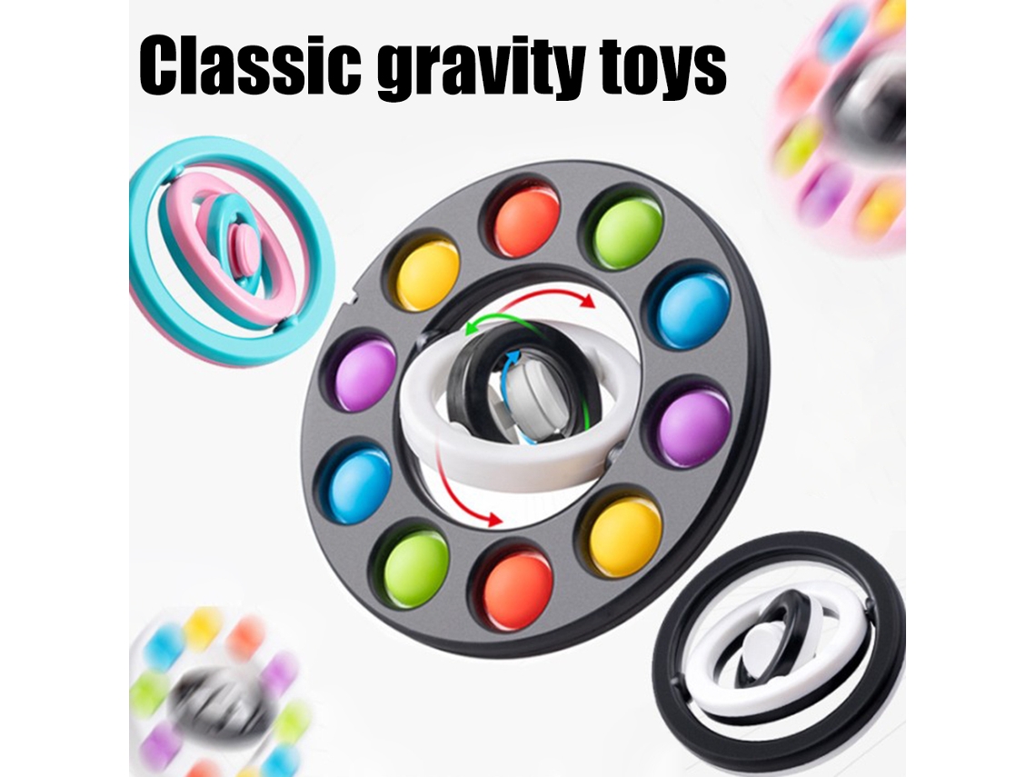 Primerox brinquedo de Giroscópio Push Bubble para Aliviar Estresse e Sensorial para Crianças