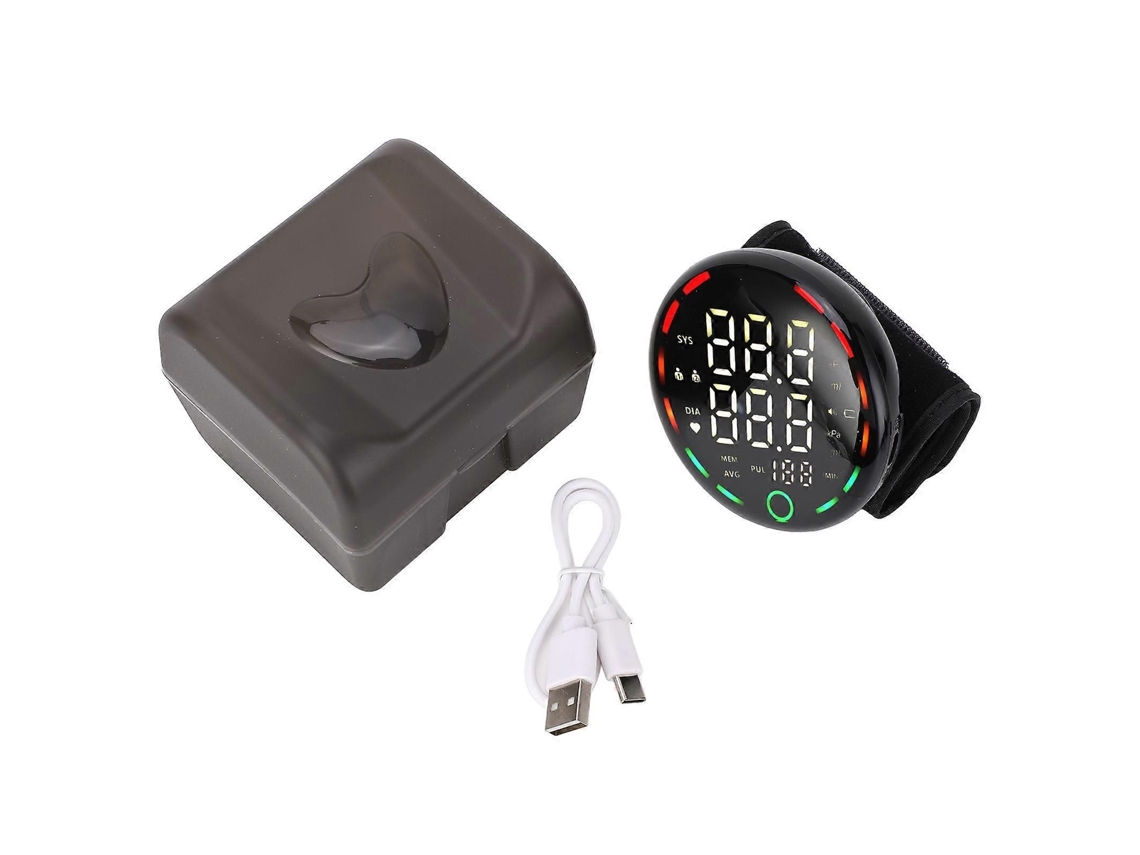 Monitor De Pressão Arterial De Pulso Com Tela Retroiluminada Por Led E Aviso De Voz Para Uso Doméstico.