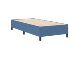 Conjunto 1 Cama Box Vidaxl Azul Cordão (100 X 200 Cm)