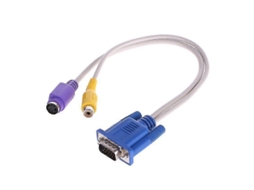 Cabo Lurelia Vga para Rca/av, 15 pinos, macho, 30,5 cm