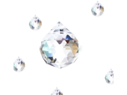 Decoração de Cristal de Arco-Íris Pendurada Bola de Cristal de 24 Peças Joias de Bolas de Cristal para Decoração de Prisma