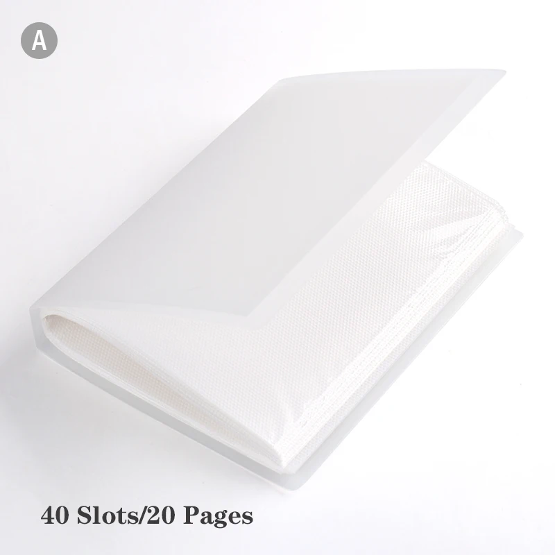 Álbum de Armazenamento com Grade 84/80, Caderno para Colecionadores de Adesivos de Unhas, Organizador Transparente para Manicure BRILVIBERA