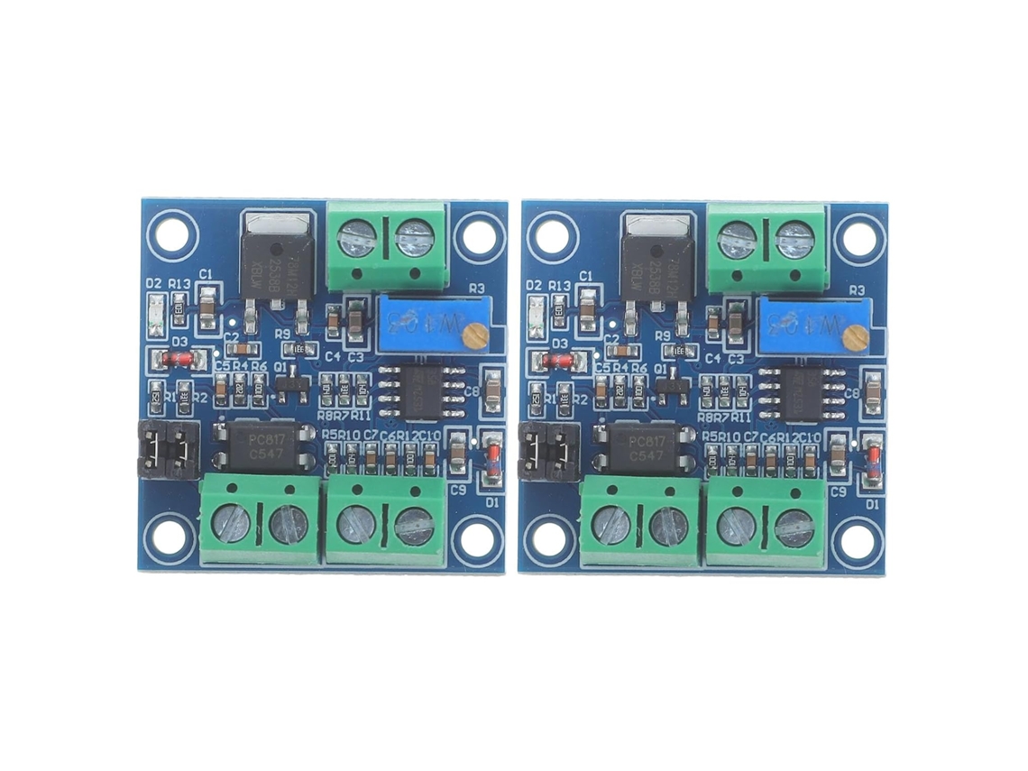 Conjunto De 2 Módulos Conversores De Voltagem Azuis Para Ajuste E Conversão Precisos.