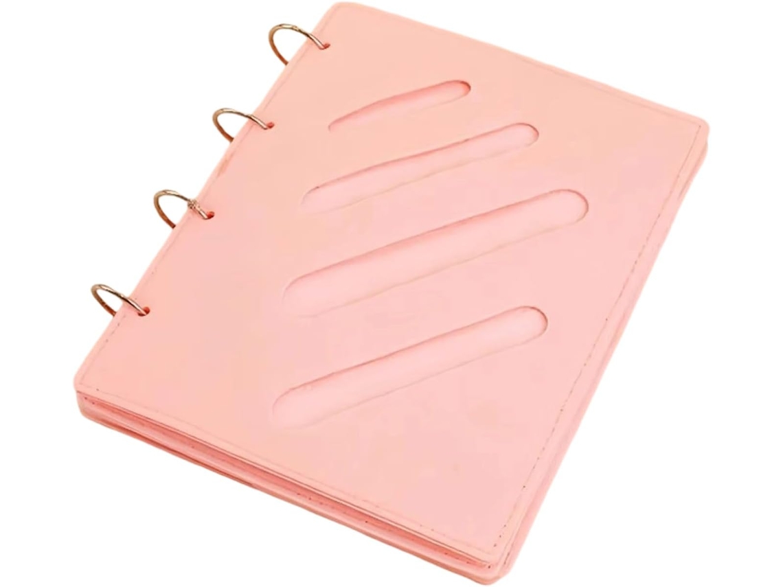 Organizador de acessórios de cabelo infantil, portátil e dobrável, com textura de feltro, ideal para casa e viagens.