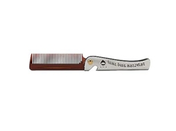 Pente De Bolso Dobrável Masculino 1 Peça, Dentes De Pp, Desembaraçador, Pente Em H, Pente De Metal Dobrável Brilvibera