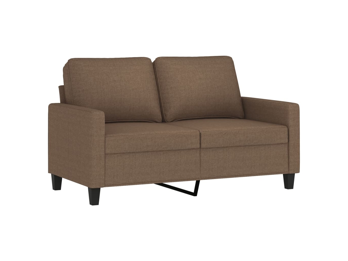 2-seater Sofa, 2-seater Sofas Vidaxl Marrom Tecido (n/a)