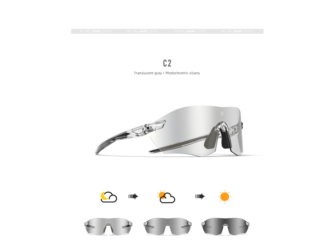 Oculos De Proteção Fotocrómicos Yuysan Para Dia E Noite, Cor Cinza