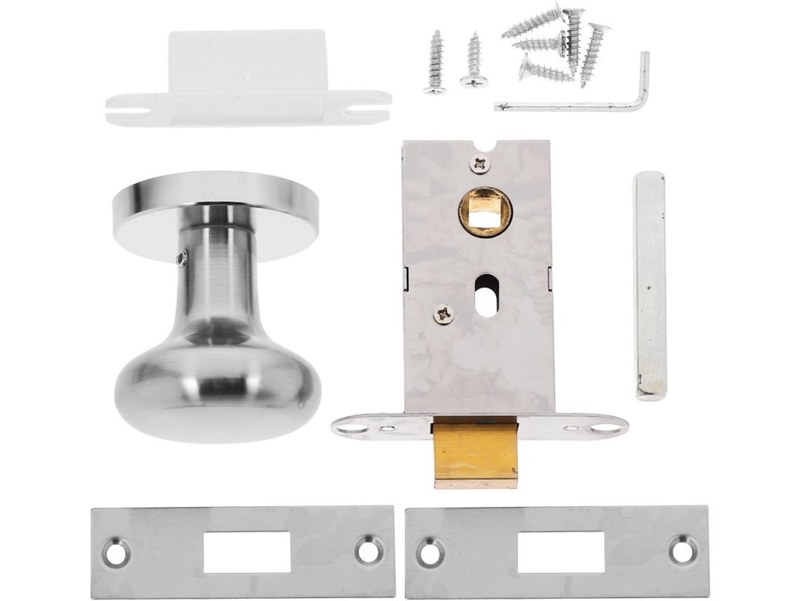 Maçaneta De Fechadura Porta Sem Chave, Oculta, Para Quarto, Em Aço Inoxidável