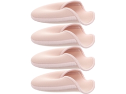 Protetores De Dedos Gel Silicone Para Balé, 2 Pares, Macios E Reutilizáveis, Material Sebs Flexível Para Longas Sessões