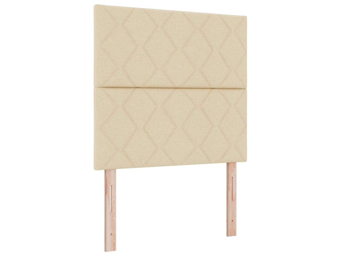 Cabeceira | Painel De Cama Creme 100 Cm Tecido