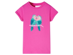 T-shirt De Criança Rosa-escuro 104