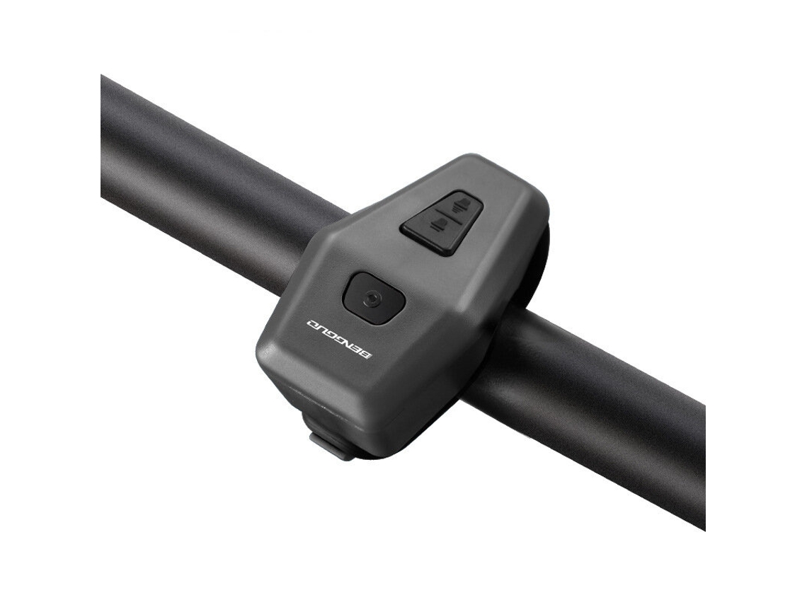 Campainha Elétrica Para Bicicleta Bengguo Bg-3510 Preta Com Usb Alarme Antifurto Recarregável Para Ciclismo