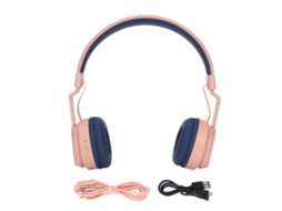 Fones de Ouvido Bluetooth Sem Fio LAXISCREED Rosa
