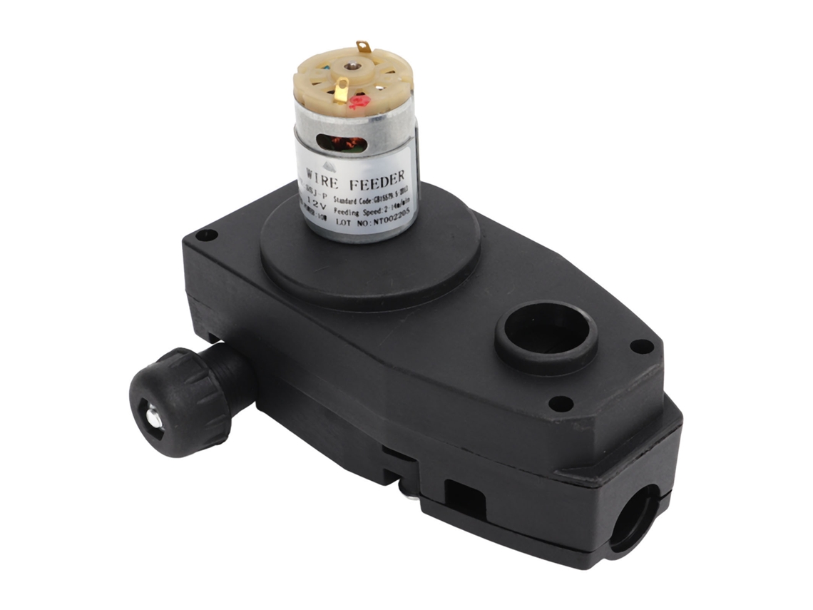 Motor alimentador de arame para soldagem GMAW, alimentador de rolo ABS 10W DC 24V.