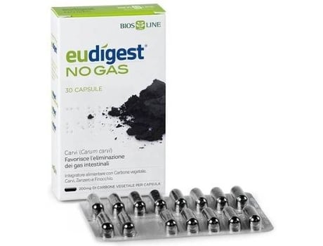 Suplemento Alimentar BIOSLINE Eudigest No Gas (30 cápsulas vegetais)