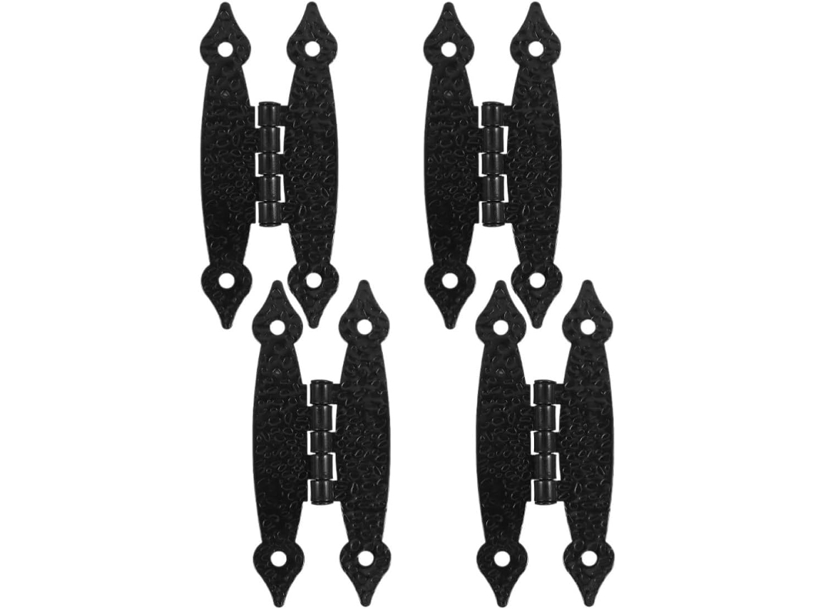 Dobradiças Borboleta Doitool Para Armários, 4 Peças, 3, 5 Polegadas, Estilo Rústico, Resistentes