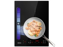Placa De Indução Com Exaustor Ciarra 39 Cm 480 M³/h Tecnologia Plasma 2 Zonas 5 Velocidades Função Boost Temporizador Cdb392beh Ciarra