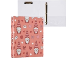 Pasta de Argolas com 3 Furos para Folhas Tamanho Carta , Organizador Fichário Prancheta, Supor (27,9 X 21,6 Cm)