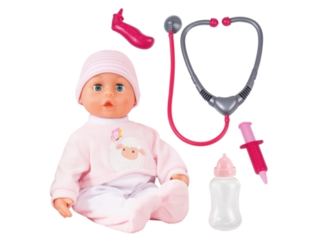 93378af Set De Doctor Con Muñeca Con Sonido, 33cm Bayer Design