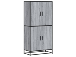 Highboard, Highboards Vidaxl Cinzeto Madeira Processada (n/a)
