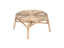 Mesa Lateral em Rattan Natural, 65x65x36cm ALEXANDRA HOUSE LIVING