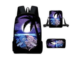 Conjunto De Mochila Escolar Infantil Com 3 Peças Mochila, Lancheira E Estojo Para Lápis, Ideal Escola, Atividades Ao Ar Livre, Vi Aquaforge