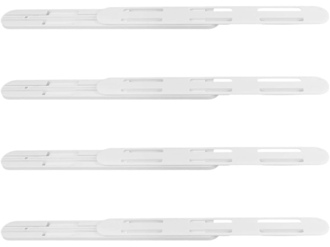 Deslizadores Adesivos Para Gavetas E Suporte Inferior 4 Peças Com Corrediças Suaves Em Abs Maior Praticidade