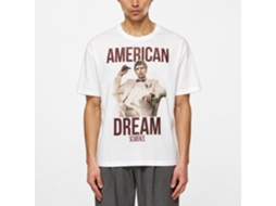 Rockinstone Scarface Movie Americandream White Adult T-shirt Size:m