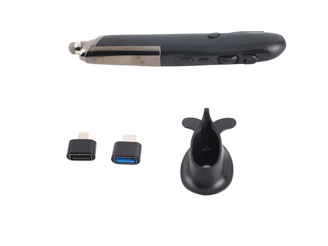 Aetheria caneta Mouse Sem Fio 2.4g Óptica com Apontador Laser Estilográfica para Notebooks Tablets