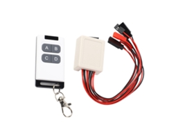 Mali controlador de Guincho para Carro Rc 4 Canais com Controle Remoto Luz para Veículos Crawler 1/10 Universal