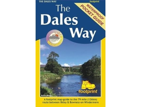 Livro the dales way de footprint maps (inglês)