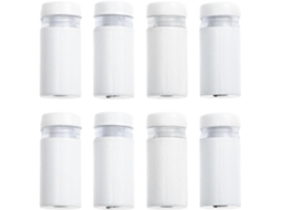 Pregos decorativos para publicidade na cozinha, pacote com 8 unidades, aço inoxidável branco, para sinalização em