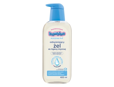 Gel de Cuidado Íntimo Vitality Ultra Suave Família, 400ml Bambino