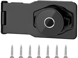 Fecho Multifuncional Com Chave, Trava De Gaveta, Tela De Impressão Digital Multiuso 5 Polegadas Para Porta Jardim E