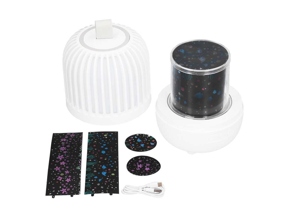 2026 lâmpada Projetor Led Estrela Recarregável Usb Giratória com Luz Musical para Crianças Lar Quarto