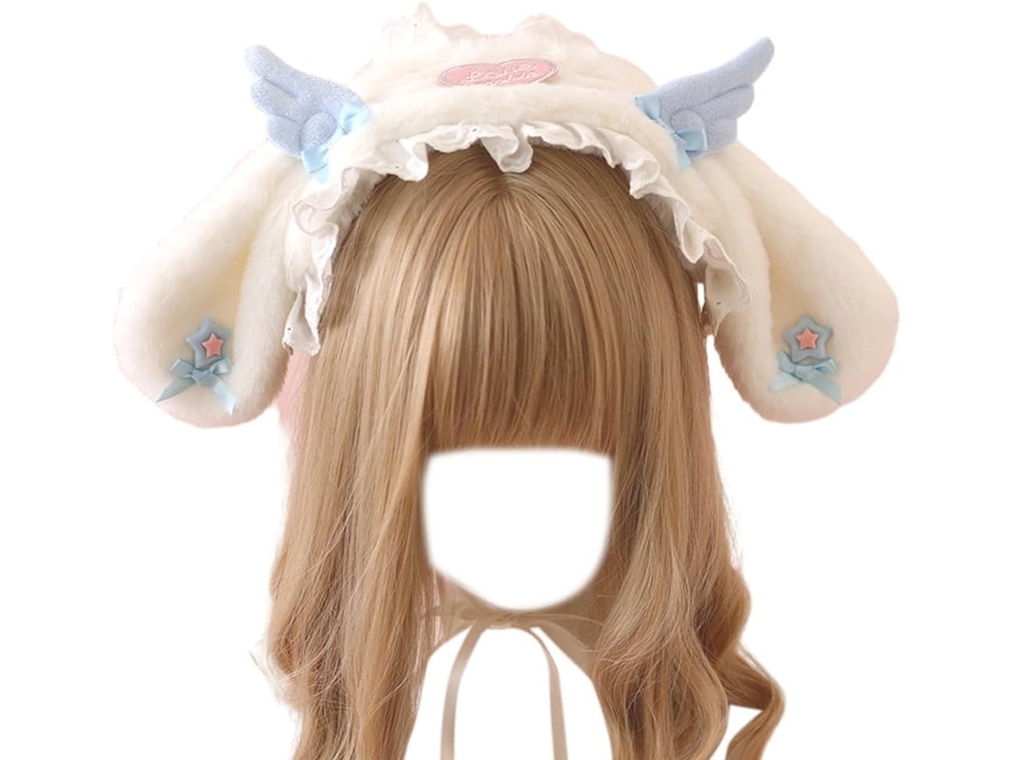 Tiara de Renda com Asas de Anjo SFUSHOS