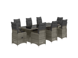 Bistro Set, Bistro Sets Vidaxl Cinzeto Rattan / Vime (n/a)
