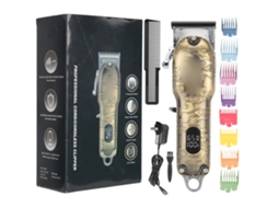2026 afeitadora Eléctrica para Cabelo e Barba com Lcd para Homens, Cortador de Cabelo Profissional, Plug Us 110 240v
