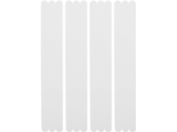 Kit De 30 Ganchos De Cortina Em Aço Inoxidável Branco, Design Simples E À Ferrugem, Para Uso No Banheiro Ou Na Cozinha