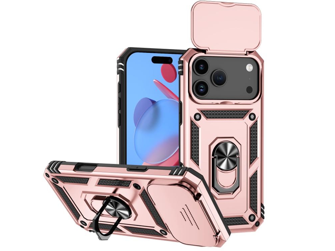 Capa Para Iphone 17 Pro Max - Suporte Deslizante Para Câmera