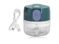 Amassador Elétrico de Alho Mini sem Fio 100ml com Bateria USB, Aço Inoxidável | S/MARCA