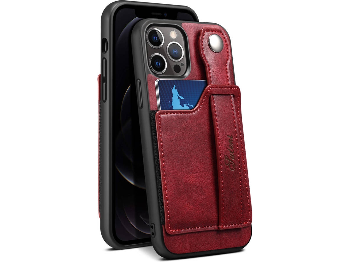 Capa iPhone 13 Pro LOVEBABYLY Vermelho