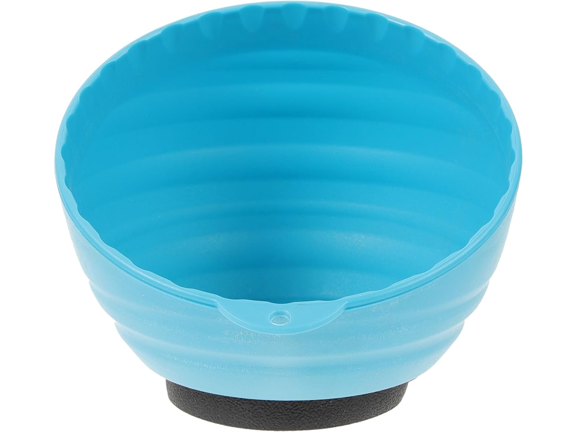 Bandeja Magnética Para Peças Redondas, Azul, Compacta, De Plástico Antiderrapante, Para Armazenar Parafusos E Ferramentas.
