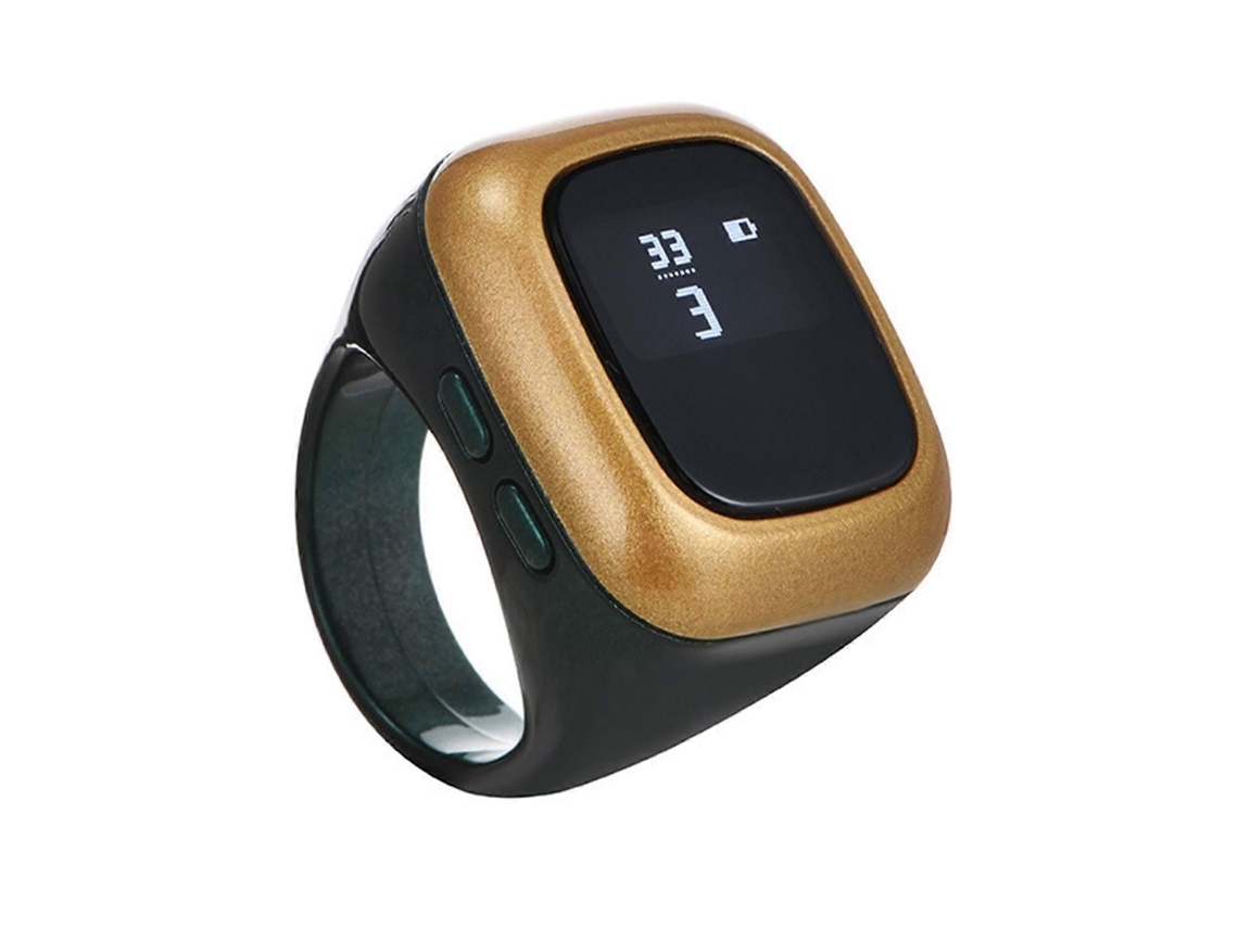 Ferramenta De Contagem Digital De 18mm Com Tela Oled Alertas Vibratórios Dispositivo De Contagem Conveniente Abs Para Atletas Idosos Claret